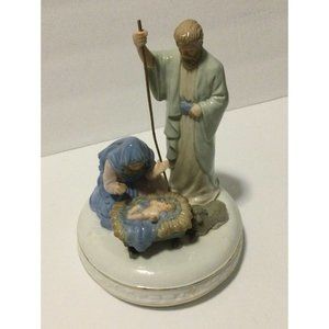 1988 Enesco Musical Nativity “Silent Night”  Vintage
